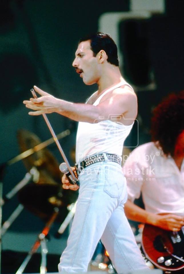 Queen-Freddie-Mercury--Live-Aid-David-Plastik-Vintage-Music-Images-Copyright-